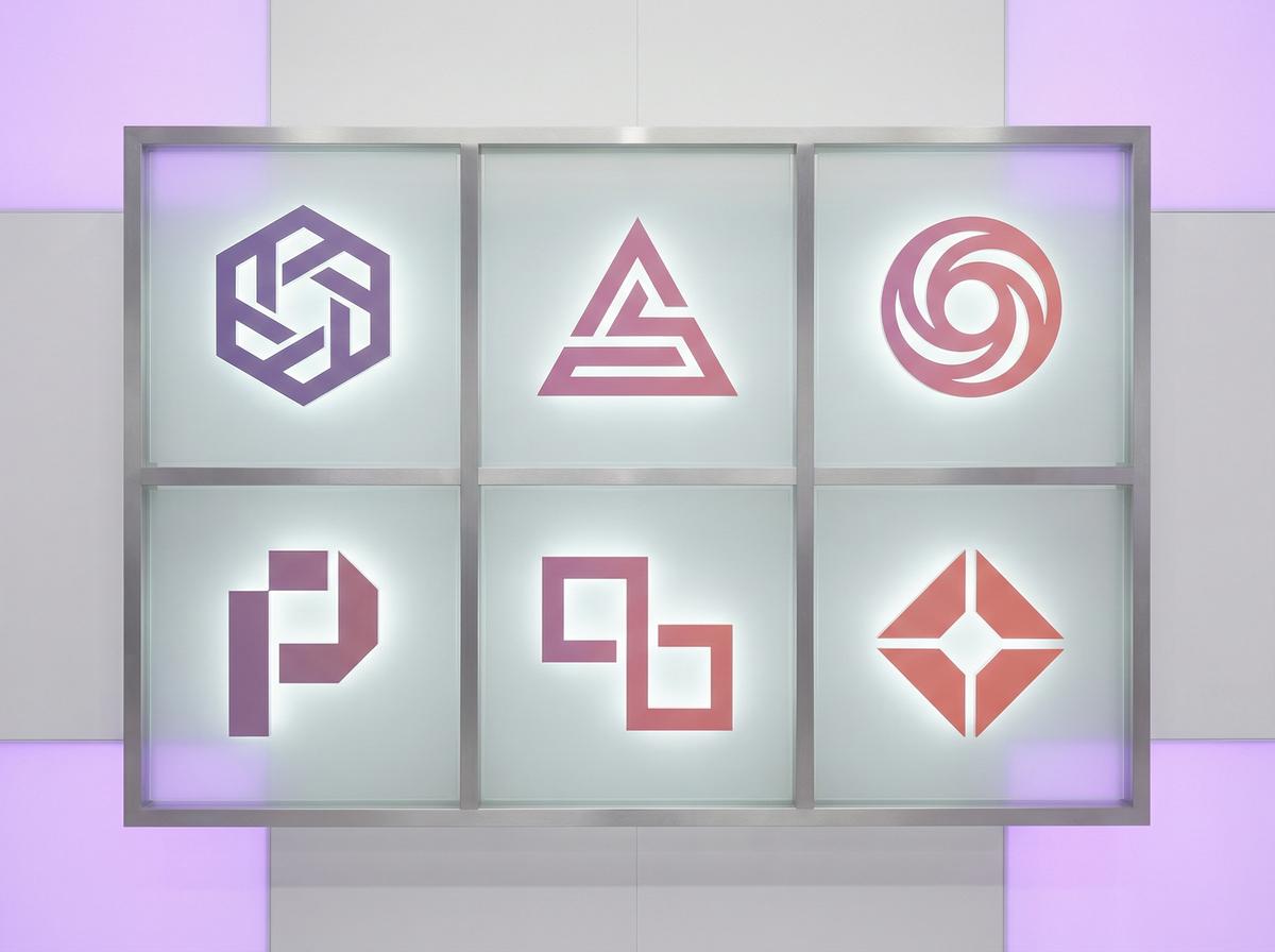 海角社区合作影视品牌Logo墙